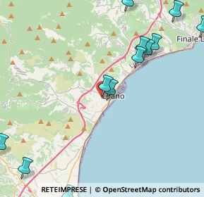 Mappa Via Tagliamento, 17025 Loano SV, Italia (6.01231)