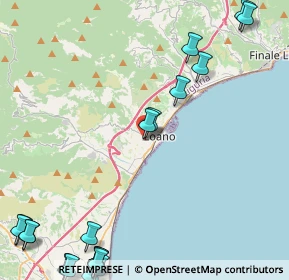 Mappa Via Dante Alighieri, 17025 Loano SV, Italia (6.87526)