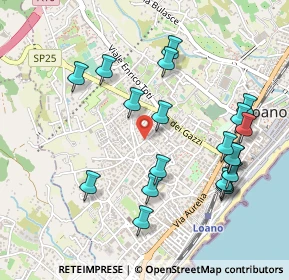 Mappa Via Dante Alighieri, 17025 Loano SV, Italia (0.5375)