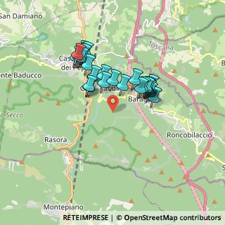 Mappa Via di Formarulli, 40035 Castiglione dei Pepoli BO, Italia (1.54231)