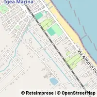 Mapa Bellaria-Igea Marina