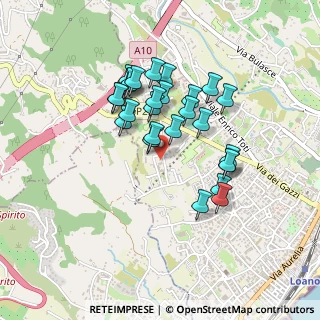 Mappa Via Fornaci, 17054 Loano SV, Italia (0.39259)