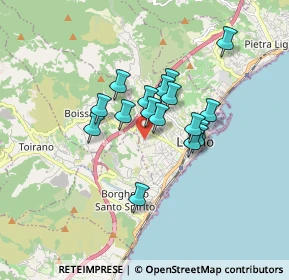 Mappa Via Fornaci, 17054 Loano SV, Italia (1.25941)