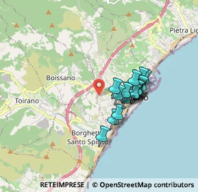 Mappa Via Fornaci, 17025 Loano SV, Italia (1.31278)