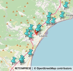 Mappa Via Fornaci, 17025 Loano SV, Italia (4.30571)