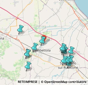 Mappa Via Fondi I°, 47035 Gambettola FC, Italia (4.504)