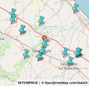 Mappa Via Fondi I°, 47035 Gambettola FC, Italia (4.85938)