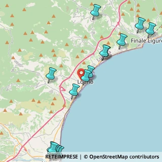 Mappa 17025 Loano SV, Italia (6.6695)