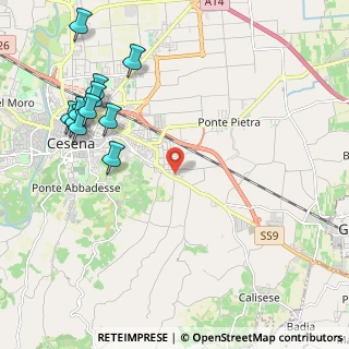 Mappa Via Guarneri, 47023 Cesena FC, Italia (2.67)