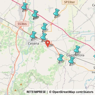 Mappa Via Guarneri, 47023 Cesena FC, Italia (5.08182)