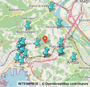 Mappa Via del Monte, 19135 La Spezia SP, Italia (2.1085)