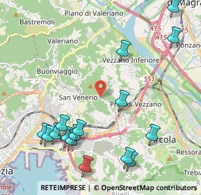 Mappa Via del Monte, 19135 La Spezia SP, Italia (2.63313)