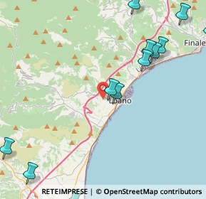 Mappa Via delle Fornaci, 17025 Loano SV, Italia (6.11692)