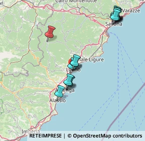 Mappa Via Antonio Fogazzaro, 17025 Loano SV, Italia (17.3525)