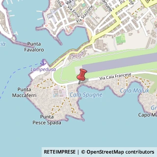 Mappa Via Cala Francese, 233, 92010 Lampedusa e Linosa, Agrigento (Sicilia)