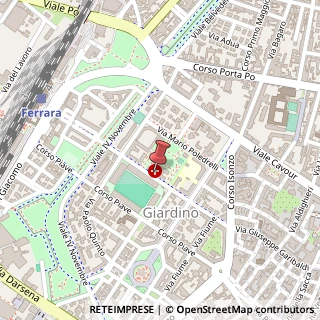 Mappa Via Arturo Cassoli, 30, 44121 Ferrara, Ferrara (Emilia Romagna)