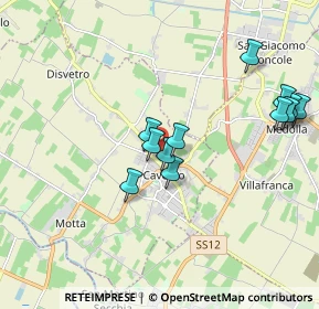 Mappa Via della Libertà, 41032 Cavezzo MO, Italia (1.85)