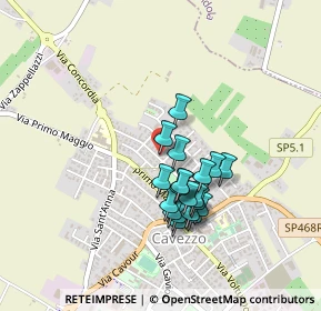 Mappa Via della Libertà, 41032 Cavezzo MO, Italia (0.358)