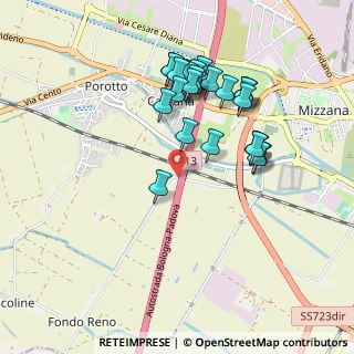 Mappa Via Catena, 44124 Ferrara FE, Italia (0.9037)