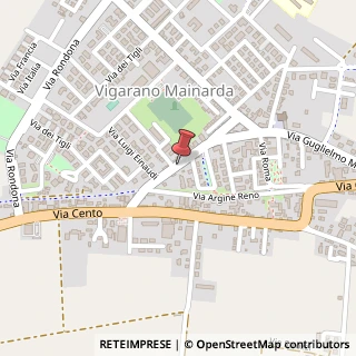 Mappa Via garibaldi giuseppe 77/a, 44100 Vigarano Mainarda, Ferrara (Emilia Romagna)
