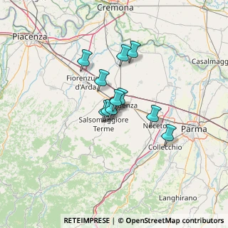 Mappa Via Bargone Valle, 43039 Salsomaggiore Terme PR, Italia (8.87)