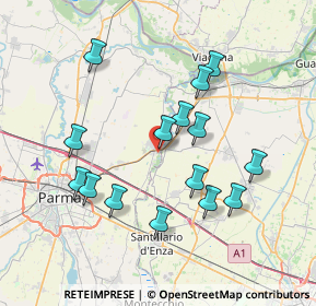 Mappa Via Montefiorino, 43058 Sorbolo PR, Italia (7.24333)