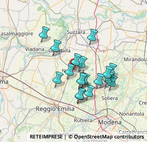 Mappa Via P. Togliatti, 42017 Novellara RE, Italia (11.22444)
