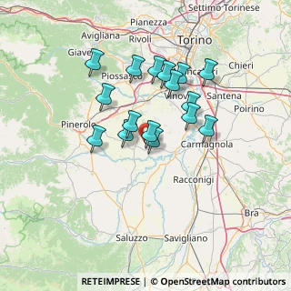 Mappa Via Vecchia, 10067 Vigone TO, Italia (11.64)