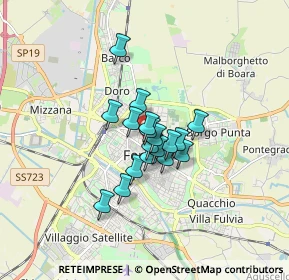 Mappa Contrada della Rosa, 44123 Ferrara FE, Italia (1.015)