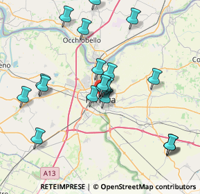 Mappa Contrada della Rosa, 44123 Ferrara FE, Italia (7.5745)