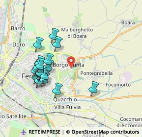 Mappa Via Mafalda Favero, 44123 Ferrara FE, Italia (1.888)