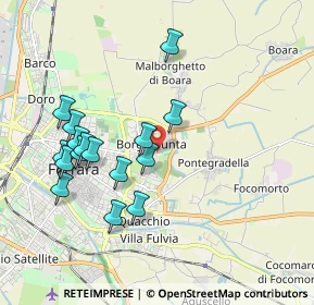 Mappa Via Mafalda Favero, 44123 Ferrara FE, Italia (1.89063)