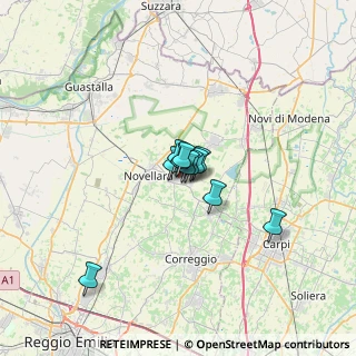 Mappa Via Pivetta, 42012 Campagnola Emilia RE, Italia (3.34)