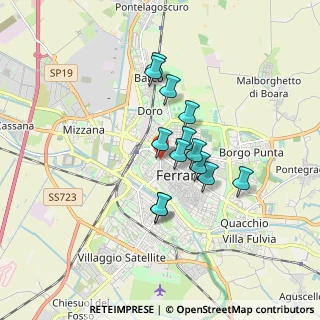 Mappa Corso Isonzo, 44100 Ferrara FE, Italia (1.29769)