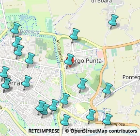 Mappa Via Don Giuseppe Zanardi, 44123 Ferrara FE, Italia (1.4495)