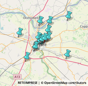 Mappa Via Don Giuseppe Zanardi, 44123 Ferrara FE, Italia (4.7125)