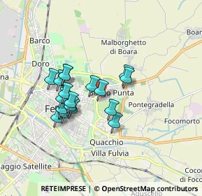 Mappa Via Don Giuseppe Zanardi, 44123 Ferrara FE, Italia (1.42947)