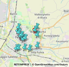 Mappa Via Don Giuseppe Zanardi, 44123 Ferrara FE, Italia (1.73765)