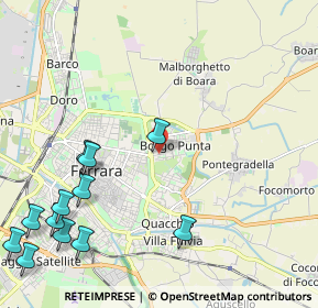 Mappa Via Don Giuseppe Zanardi, 44123 Ferrara FE, Italia (2.9225)