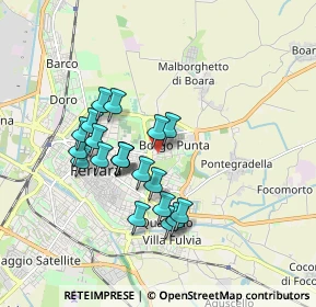 Mappa Via Don Giuseppe Zanardi, 44123 Ferrara FE, Italia (1.5435)