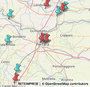 Mappa Via Don Giuseppe Zanardi, 44123 Ferrara FE, Italia (18.71417)