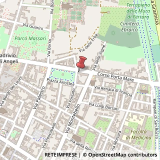 Mappa Corso Porta Mare, 12, 44121 Ferrara, Ferrara (Emilia Romagna)