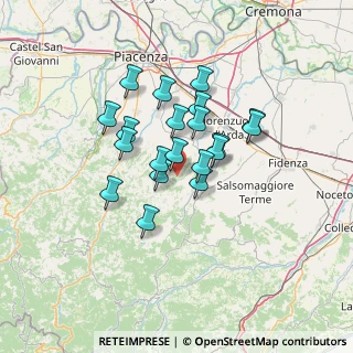 Mappa Loc. Magnano, 29013 Carpaneto Piacentino PC, Italia (10.3905)