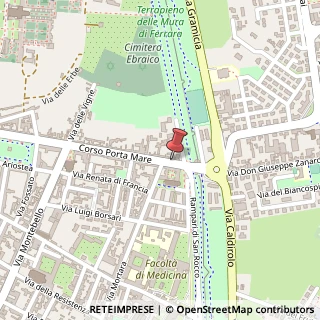 Mappa Corso Porta Mare, 147, 44121 Ferrara, Ferrara (Emilia Romagna)