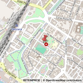Mappa Via cassoli arturo 25/d, 44100 Ferrara, Ferrara (Emilia Romagna)