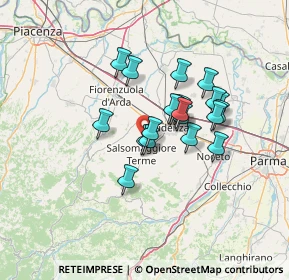 Mappa SP 92, 43039 Salsomaggiore Terme , Italia (10.309)