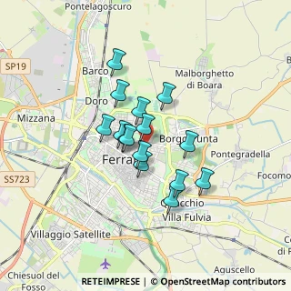Mappa Piazza Ariostea, 44121 Ferrara FE, Italia (1.226)