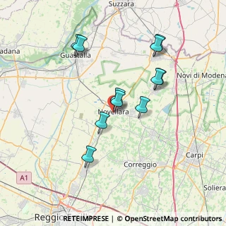 Mappa Via Benedetto Croce, 42017 Novellara RE, Italia (6.77455)
