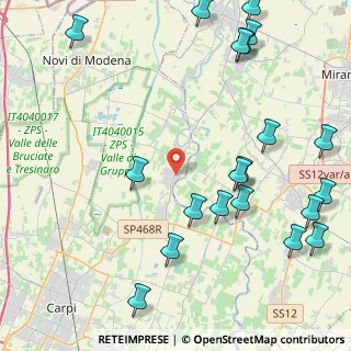 Mappa Via Vittorio Alfieri, 41016 Rovereto MO, Italia (5.6895)