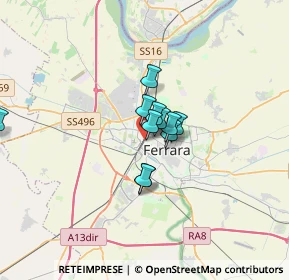 Mappa Via San Giacomo, 44122 Ferrara FE, Italia (2.03818)